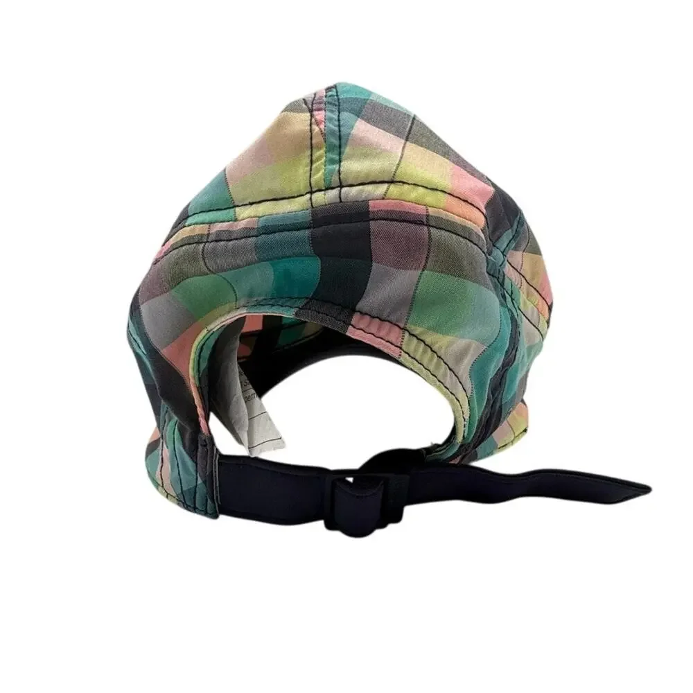 Lululemon Check Yourself Multicolor Plaid Running Hat Adjustable Strap - Picture 4 of 9